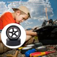thumbnail image 2 of 4 Pcs RC Model Car Wheel Rim Simulation Upgraded Modification Vehicle Wheels Assembly Replacement for WLtoys K969 K979 K989 K999 Black, 2 of 6