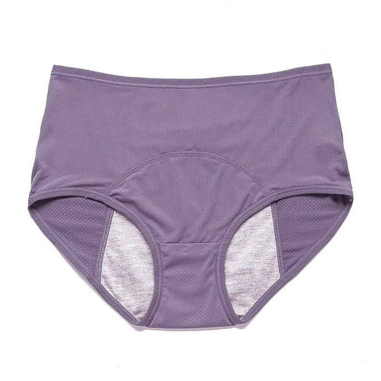 huanledash Women Thong Solid Color Elastic Breathable Underwear