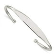 thumbnail image 4 of 925 Sterling Silver Cuff Bangle Bracelet, 4 of 5