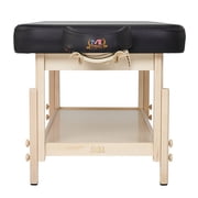 Master Massage Harvey Comfort Stationary Massage Table, Black