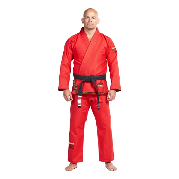 Fuji Suparaito Superlite Brazilian Jiu Jitsu Gi - Red/Gold (A0)