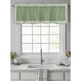 thumbnail image 4 of Valances for Windows Dark Green Abstract Art Rod Pocket Cafe Window Treatments Valance Curtains for Kitchen Bathroom Laundry Basement Windows 42"x18", 4 of 9