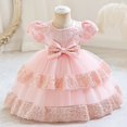 thumbnail image 4 of Gubotare Girls Fancy Dresses Toddler Baby Girl Tutu Tulle Dress Puff Sleeve Fluffy Cute Party Sundress (PK2,Size 9-12 Months), 4 of 6