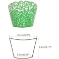 thumbnail image 3 of 50 tazas huecas para tartas, color verde Ormromra LRWJ580-4, 3 of 6