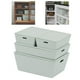 thumbnail image 5 of Caja de almacenamiento apilable de 4 piezas con tapa para accesorios de casa de Green_ABS Zulema contenedor de casa de muñecas, 5 of 8