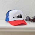 thumbnail image 4 of CafePress - Mountain Biking - Adjustable Unisex Printed Trucker Hat with Mesh Back, 4 of 10