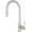 Satin Nickel, variant on ROHL Modern Pirellone Pull-Down Side Lever Kitchen Faucet