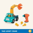 thumbnail image 6 of Battat Take-Apart Crane Construction Toy with 33 Pieces Vehicle Playsets, Toddler and Preschool Toys, 6 of 9