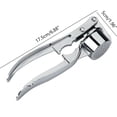 thumbnail image 3 of TIMIFIS Garlic Press Stainless Steel Home Kitchen Mincer Tool Garlic Press Crusher Squeezer Masher Kitchen Appliances, 3 of 8