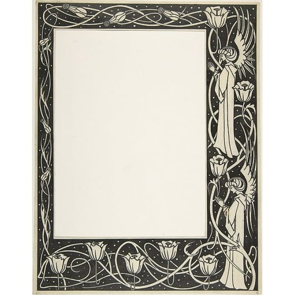 Border Design for Thomas Malorys Le Morte dArthur (J. M. Dent 1893 â94 edition, Part III, Book VII, Chapter I, p. 219)