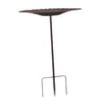 thumbnail image 3 of Comedero para pájaros con estaca de metal, comedero decorativo con soporte para pájaros, baños para pájaros para exteriores, jardín, bañera de metal, 3 of 8