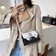 thumbnail image 2 of Bolsos de hombro pintados con Graffiti para mujer PU con hebilla Likrtyny de cinturón de cuero bolso de hombro pequeño cuadrado informal cruzado con solapa nuevo, 2 of 9