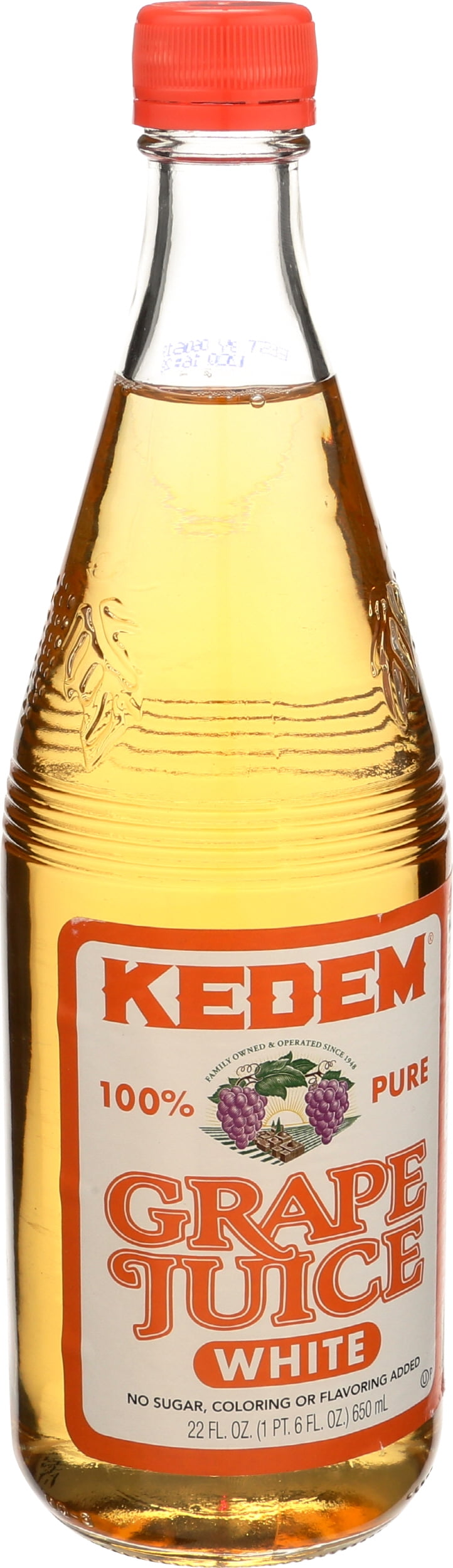 Pack of 6, Kedem White Grape Juice, 22 fl oz