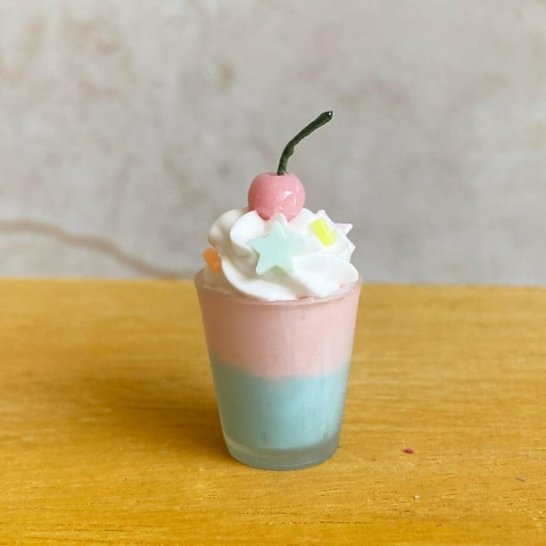 Accesorio para Casa de Muñecas en Miniatura Hugo Juguetes Comida Postre Decoración