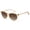 Light Brown/Gradient Lens, variant on Classic Round Polarized Sunglasses for Women 825