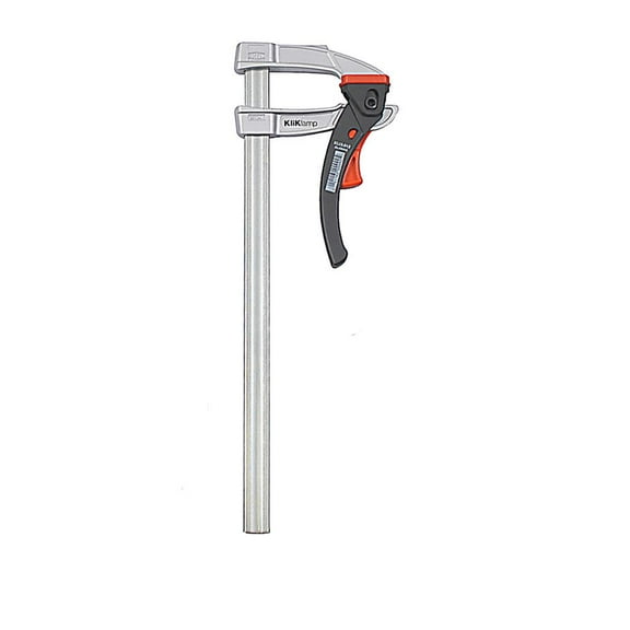 Bessey 12 in Bar Clamp, Glass Filled Nylon Handle and 3 in Throat Depth KLI3.012