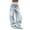 Blue, variant on Barrel Jeans Women 2026 Trendy Washed Blue High Waisted Loose Fit Wide Leg Baggy Jeans Denim Pants Streetwear