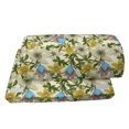 thumbnail image 4 of Floral Foot Rest, Flowers on a Cream Tone Background, Non-Slip Backing Adjustable Ergonomic Memory Foam Leg Support for Office, Cream Multicolor, by Ambesonne, 4 of 5
