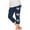 Navy, variant on Ahuyic Holiday Print Girls Capris Yoga Style Kids 2-13Y