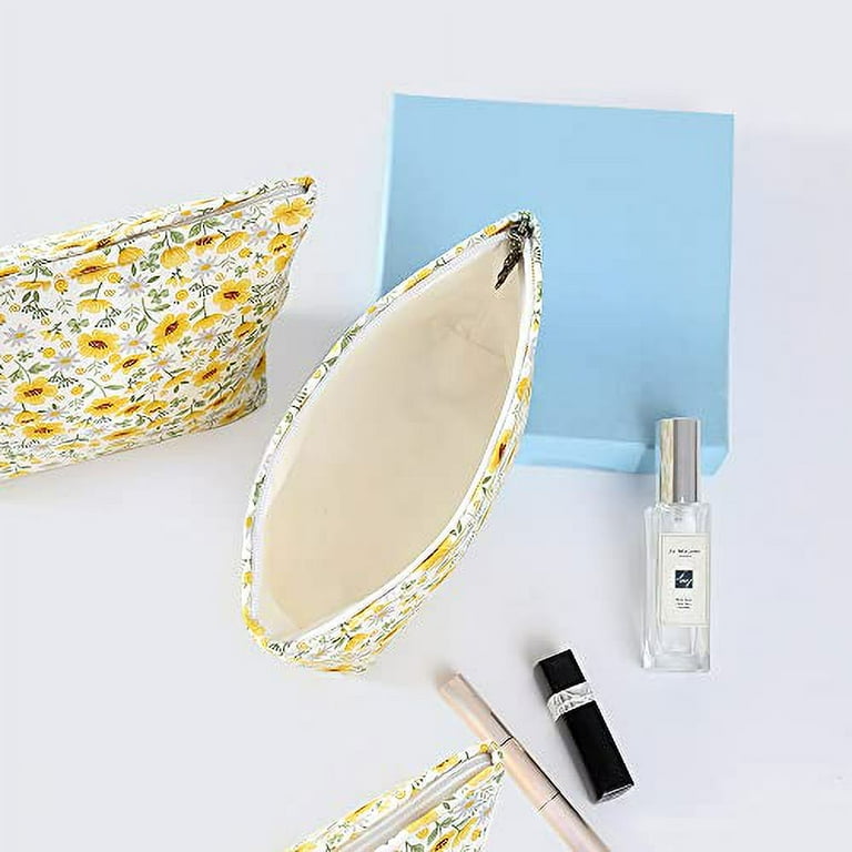 HOYOFO Make up Bag Pack of 3 Travel Cosmetic Bag Womena s Essentials Accessories Storage Pouch Pumpkin Walmart