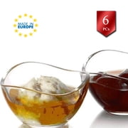 Glass Serving Bowls Set of 6, Small Round Bowls for Kitchen, 7.2 oz
