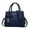 Blue, variant on Women’s Purses and Handbags Shoulder bag, Top Handle Satchel Zipper Purses Pockets, PU Lather