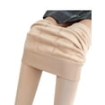 thumbnail image 1 of Leggings de invierno Leggings de mujer Leggings de terciopelo cálidos Leggings sólidos de cintura alta Pantalones Leggings de mujer Tan Jianjun unisex, 1 of 2