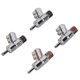 thumbnail image 4 of Conector Banana Apilable De Bloqueo, Conectores Banana De Bloqueo Profesionales Chapados En Rodio 4 Piezas Para Receptor AV, 4 of 8