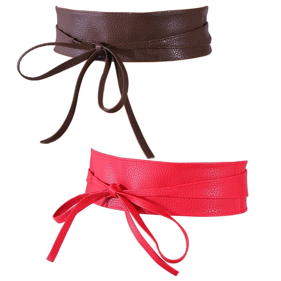 GOOHOCHY 2 Pcs Women's Wide Belt Woman Bride 220.00X6.50X0.35CM