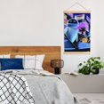 thumbnail image 7 of Wall-E Poster Canvas Wooden Shaft Hanging Poster Home Decor, Aesthetic Wood Frames Scroll Painting Wall Art for Living Room Bedroom Office 12"X18", 7 of 7