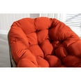 thumbnail image 6 of Rocking Chair In Orange, Comfortable For Living Room, Patio, Front Porch Outdoor Padded, Steel Construction Garden, Ergonomic, 6 of 6