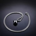 thumbnail image 3 of 1 Piece Stainless Steel Solid Football Pendant Necklace, Birthday Gift, Memorial Jewelry for Football Fans, 3 of 9