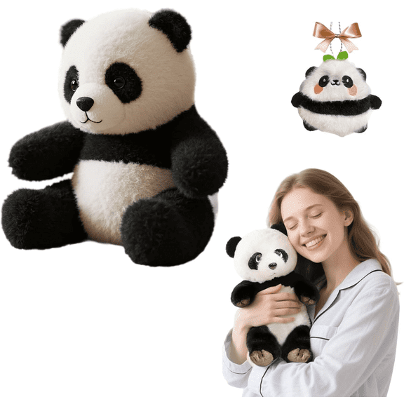 The Pandy– Emotional Healing on Demand, The Pandy Hug Motion - Ultra-Soft Emotional Support Stuffed Animal for Stress Relief & Comfort, Realistic Panda Plush with Hug-Like Design (1 PCS)