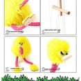 thumbnail image 5 of Ostrich Marionette Toy, Hand Made Ostrich Marionette Puppets String Doll Parent-Child Interactive Educational Toys for Children Kids, Set of 5-Random Color, 5 of 5