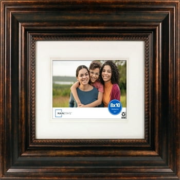 Mainstays Bronze Trudo 8x10 matted to 5x7 Picture Frame