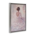 thumbnail image 2 of Stupell Industries Traditional Graceful Woman in Blush Gown Gray Floating Frame Canvas Art, 17 x 25, by Petals Prints Design, 2 of 8