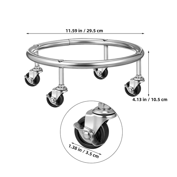 FENGGUIQU Propane Tank Carrier with Wheels and Base for Easy and Gas Cylinder Transport