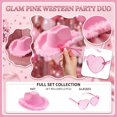 thumbnail image 2 of Clossjun Men Women Cowboy Hat Led Sequin Party Caps Flashing Light Up Dance Party Beanies For Birthday Wedding Festival Bar, 2 of 4