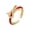 Gold, variant on Romantic Dainty Bow Knot Open Rings for Women Stainless Steel Adjustable Pave Cubic Zirconia Stackable Birthday Anniversary Valentine's Day Daily Jewelry Gift Gold Plated