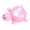 Pink, variant on Turtles Shape Bicycles Tail Light Cycling Safety Taillight Intelligent Sensing Bike Wheel Spokes Light Backpacks Light