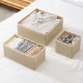 thumbnail image 5 of Caja de almacenamiento para pantalones, ropa interior, armario, organizador de ropa, armario de almacenamiento para camisas, suéteres, cajón organizador para el hogar, 5 of 5