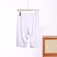 thumbnail image 7 of Pajama Pants Dqueduo Women's Fashion Regular Waist Comfy Casual Exercise Pajama Shorts Mid Length Rayon Spandex White XXXXL, 7 of 7