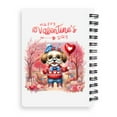 thumbnail image 2 of Happy Valentine’s Day Adorable Havanese Puppy Holding Heart Balloon Spiral Bound Journal Havanese Dog Lover Gifts Idea 5x7in Spiral Notebook - 00030, 2 of 5