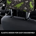 thumbnail image 3 of Uemuo Dinosaur Skeleton Printed 2 PCS Car All-Inclusive Headrest Cover, Headrest Protector, Soft Elastic Breathable Seat Headrest Anti-Dirty Cover Headrest Cover Protector, 3 of 6
