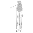 thumbnail image 4 of MOVTOTOP Épingle à Cheveux Rétro en Alliage d'Argent avec Chaîne Durable pour Femmes Design Vintage Inspiré Usage Polyvalent 2, 4 of 8
