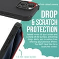 thumbnail image 4 of Smartish® iPhone 16 Pro Protective Magnetic Case - Gripzilla Compatible with MagSafe [Rugged + Tough] Heavy Duty Armor Slim Cover w/ Drop Tested Protection for Apple iPhone 16 Pro - Black Tie Affair, 4 of 6