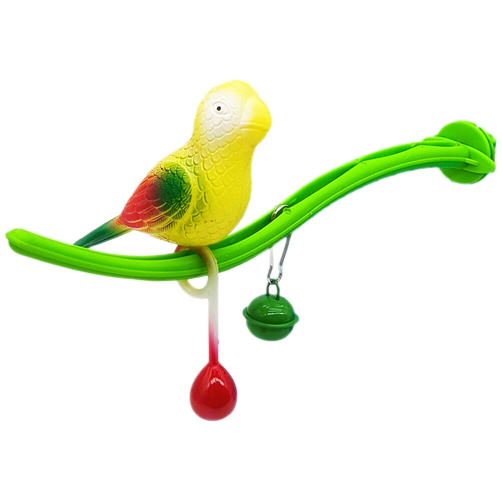 1 Set of Bird Perch Toy Bird Cage Stand Parakeets Perch Toy with