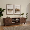 thumbnail image 3 of LuxenHome Columbia Engineered Wood 63-Inch Wide Credenza TV Stand with Storage, 3 of 10