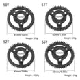 thumbnail image 5 of 0.8M 32P Spur Gear For Traxxas Slash 2WD Bandit Rustler Stampede 51T, 5 of 5