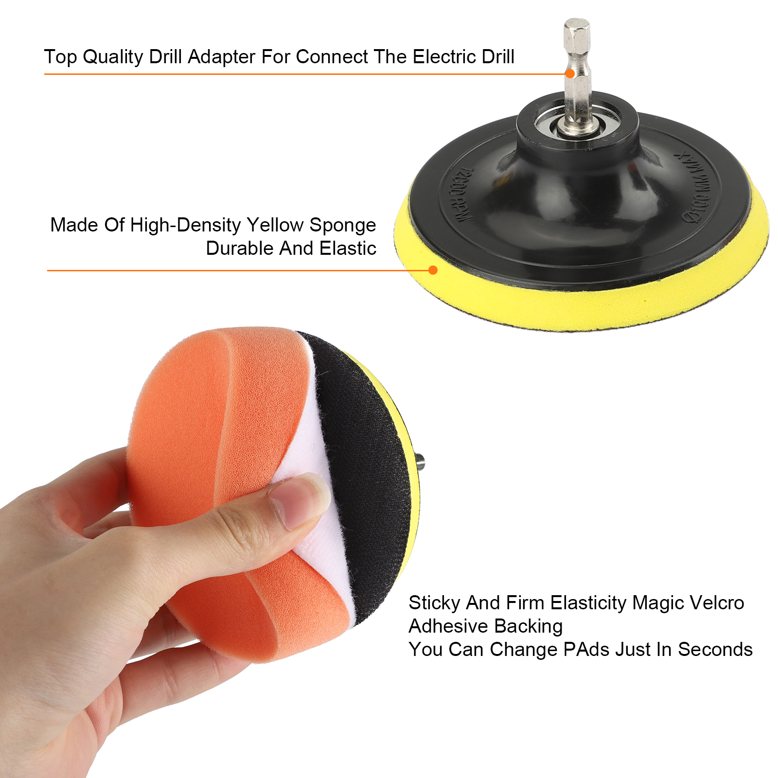 Scrub Daddy Sponge Drill Adapter Electric Sponge Cleaner Effective  Household Cleaning Drill Attachments for Guys Him Dad Boyfriend -  Hong  Kong